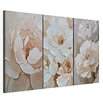 Lámina modular sobre lienzo Collage de flores