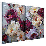 Lámina modular sobre lienzo Belleza en flor en colores suaves