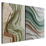 Lámina modular sobre lienzo Capas naturales en colores relajantes