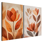 Lámina modular sobre lienzo Captura de pantalla de una flor