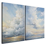 Lámina modular sobre lienzo Cuadro de nubes en el cielo