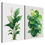 Lámina modular sobre lienzo Una exuberante vegetación que da vida a cualquier espacio
