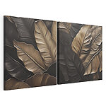 Lámina modular sobre lienzo Capas serenas de follaje detallado