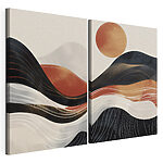 Lámina modular sobre lienzo Cuadro de un paisaje