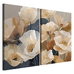 Lámina modular sobre lienzo Collage de flores